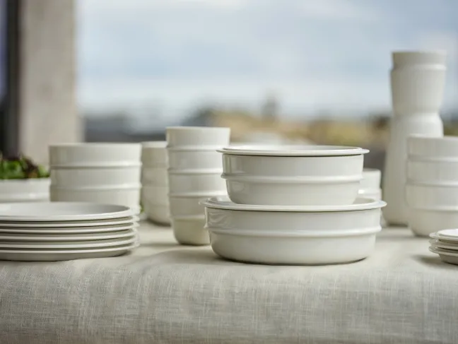ZONE Denmark Teller Eau 20 cm Offwhite Porzellan