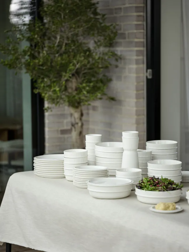 ZONE Denmark Teller Eau 20 cm Offwhite Porzellan