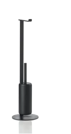 ZONE Denmark Toilettenbutler mit Bürste Rim 74cm schwarz