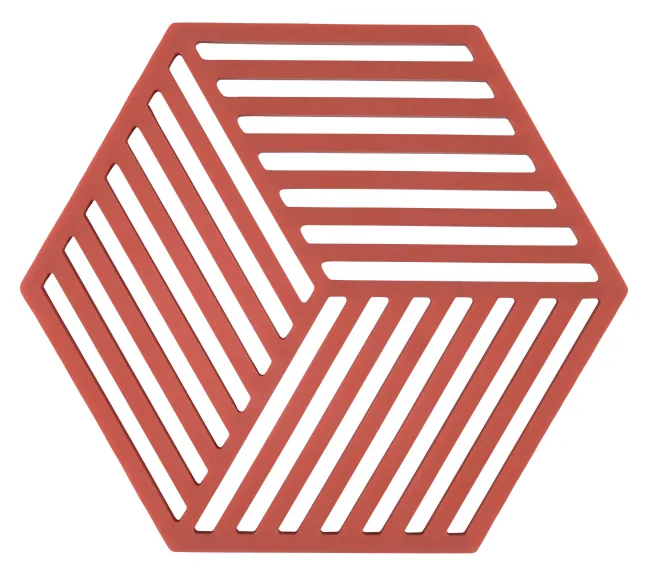 ZONE Denmark Untersetzer Hexagon Burned Red