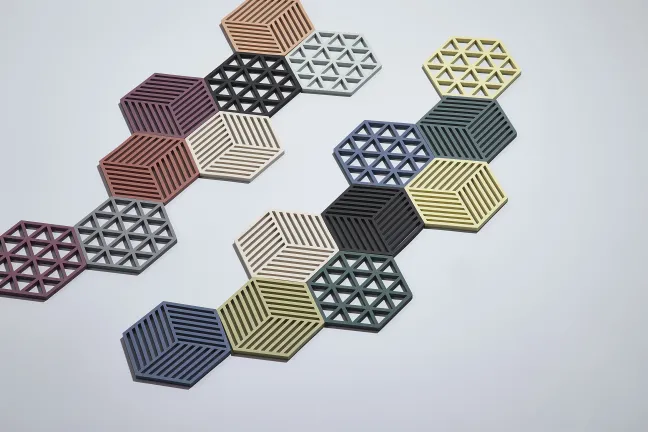 ZONE Denmark Untersetzer Hexagon Denim