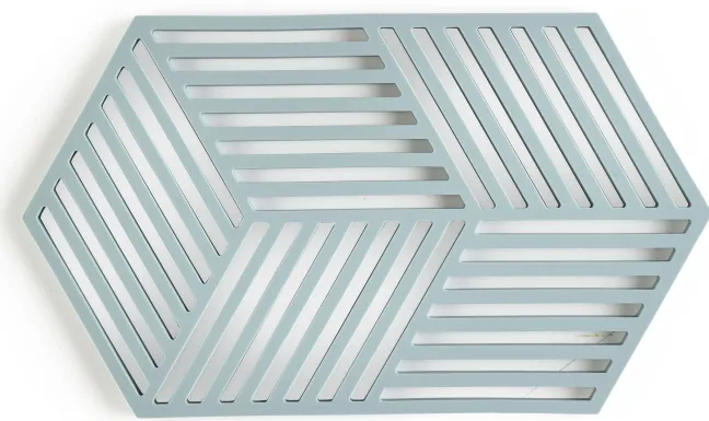ZONE Denmark Untersetzer Hexagon Fog blue 24cm