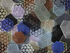 ZONE Denmark Untersetzer Hexagon Indigo