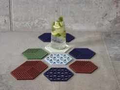 ZONE Denmark Untersetzer Hexagon Midnight