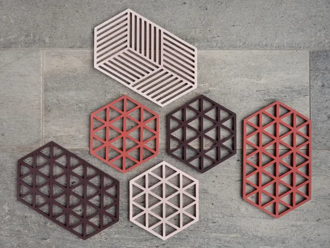 ZONE Denmark Untersetzer Hexagon Rose 24cm