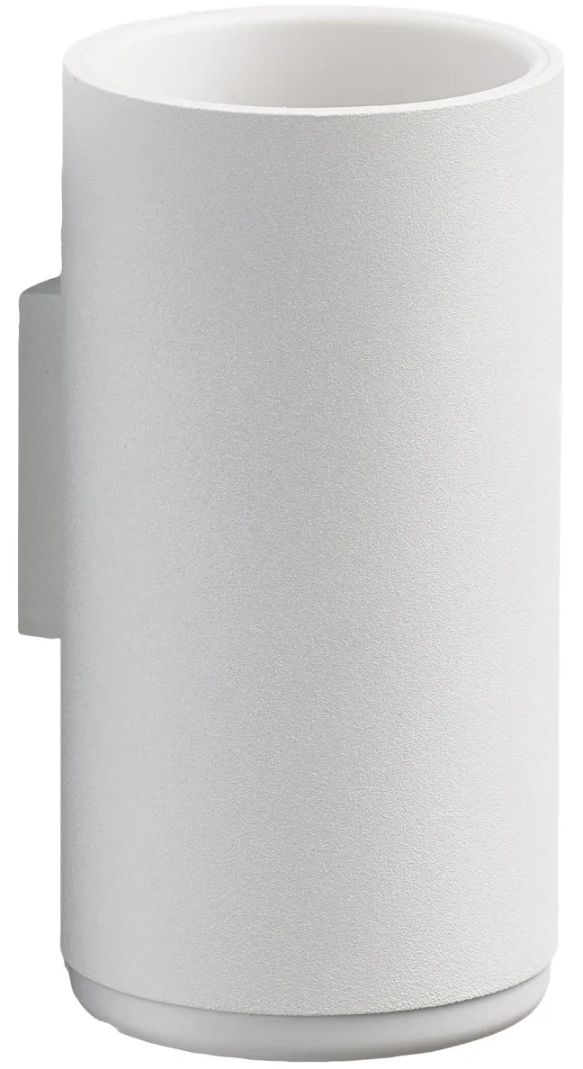 ZONE Denmark Zahnbürstenbecher Rim zur Wandmontage 13,6cm weiß