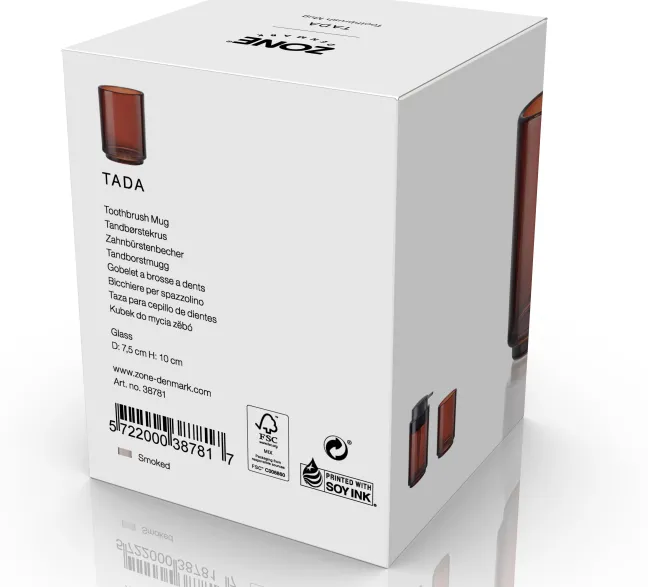 ZONE Denmark Zahnbürstenbecher Tada Brown
