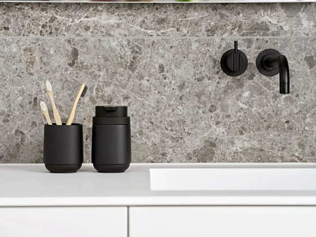 ZONE Denmark Zahnbürstenbecher Time Black