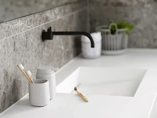 ZONE Denmark Zahnbürstenbecher Time Soft Grey