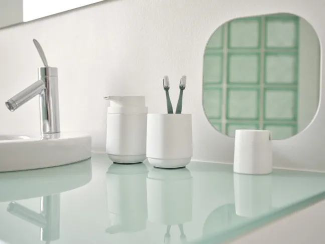 ZONE Denmark Zahnbürstenbecher Time White